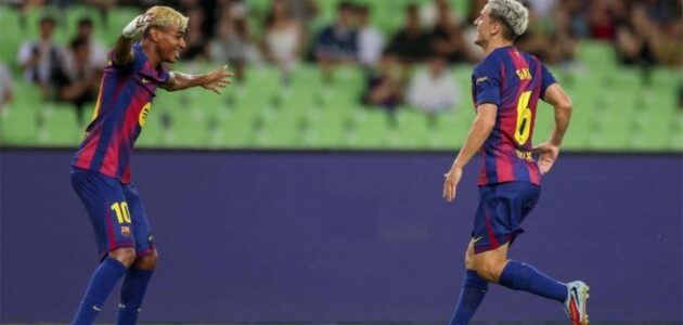 ملخص مباراة برشلونة وأتلتيك بلباو | هدف لامين يامال يحسم المواجهة