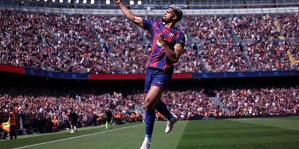 فوز برشلونة على رايو فاييكانو في مباراة اليوم