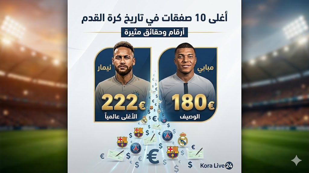 أغلى 10 صفقات في تاريخ كرة القدم: أرقام فلكية حطمت جدار المستحيل 1 أغلى 10 صفقات في تاريخ كرة القدم