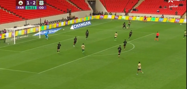 ملخص وأهداف مباراة الجيش الملكي ضد أولمبيك الدشيرة