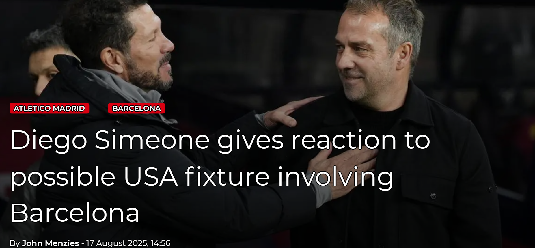 تصريحات هانز فليك وسيميوني اليوم بعد قمة برشلونة وأتلتيكو مدريد: "الطرد غير كل شيء" 1 تصريحات هانز فليك وسيميوني اليوم بعد قمة برشلونة وأتلتيكو مدريد