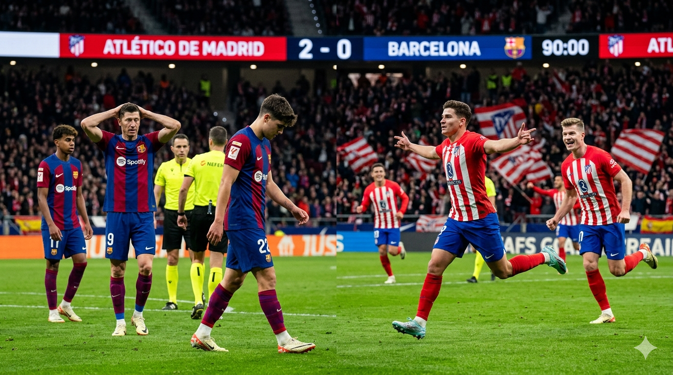 تقييم لاعبي برشلونة وأتلتيكو مدريد اليوم: "كوبارسي" يخذل البارسا وسيميوني يتفوق تكتيكياً 1 تقييم لاعبي برشلونة وأتلتيكو مدريد اليوم