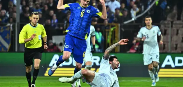 ملخص أهداف مباراة إيطاليا والبوسنة الملحق الأوروبي 2026.